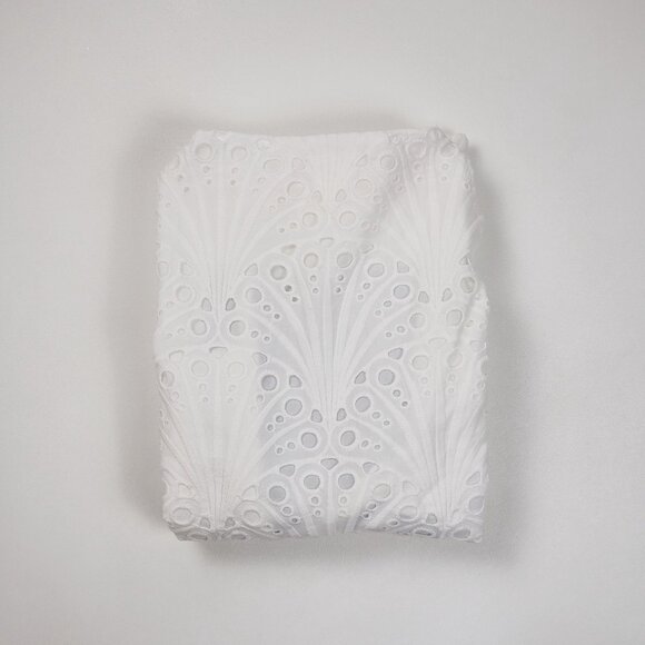 Andie Swim The Roatan Midi Dress White Cotton Eyelet Lace Lined - Pick Your Size - Picture 15 of 16